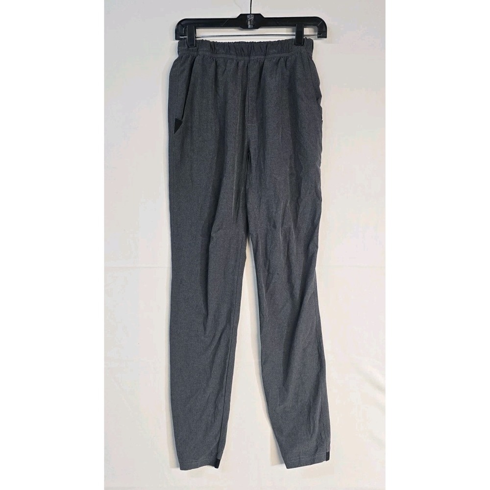 Adidas  Men's  Gray  Athletic Tapered Pants  Small Stretch Waist Aeroready